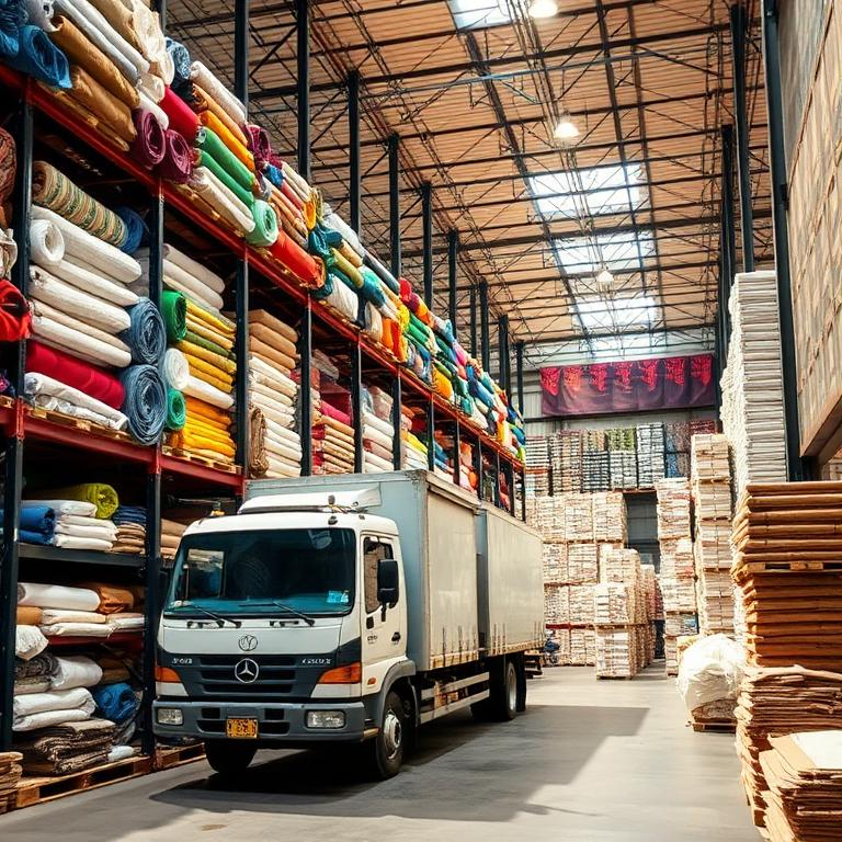 Étape 1 du processus de fabrication : Approvisionnement & Logistique — atelier LOI Confection Madagascar